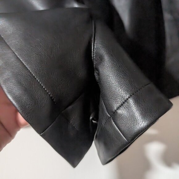 FP We The Free | Free Reign Faux Leather Short In Black - Picture 9 of 12